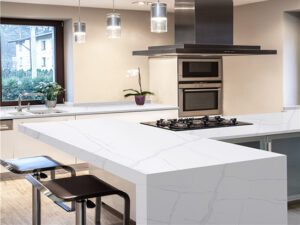 Nano Glass Countertops, Artificial Carrara White Countertop